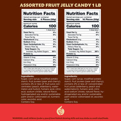 ILike! Sour Fruit Jelly Candy Mix bag foreground with gummies and sour sugar for tangy tasting.