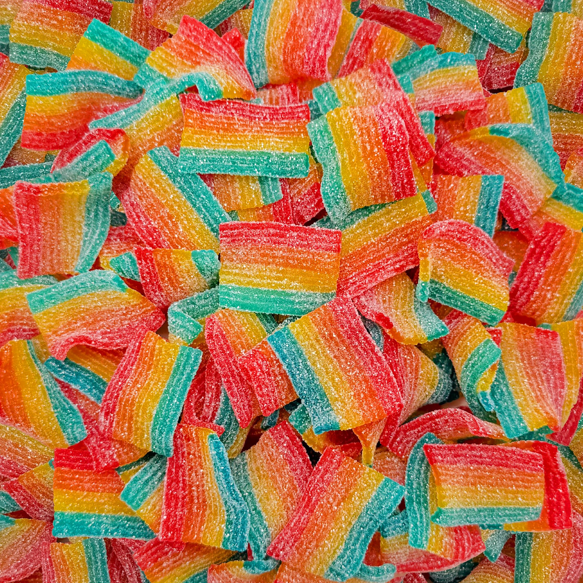 ILIKE! Sour Mini Belts Berry Mix 2lb bag bright colors for snacking and sharing.