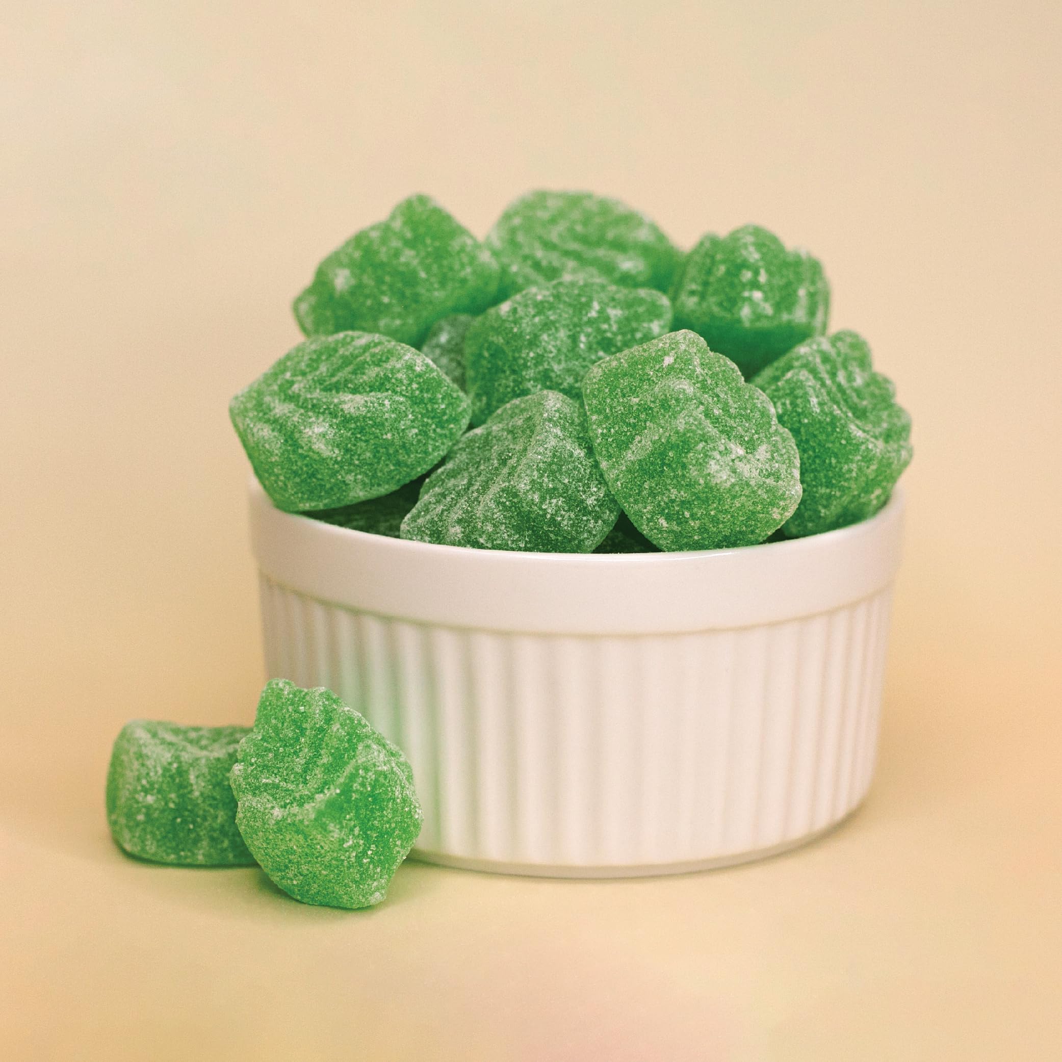 After-dinner minty jelly candies offer a refreshing finish.
