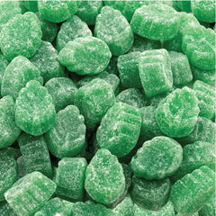 ILIKE! Spearmint leaves jelly candy bulk bag ideal for party spreads.