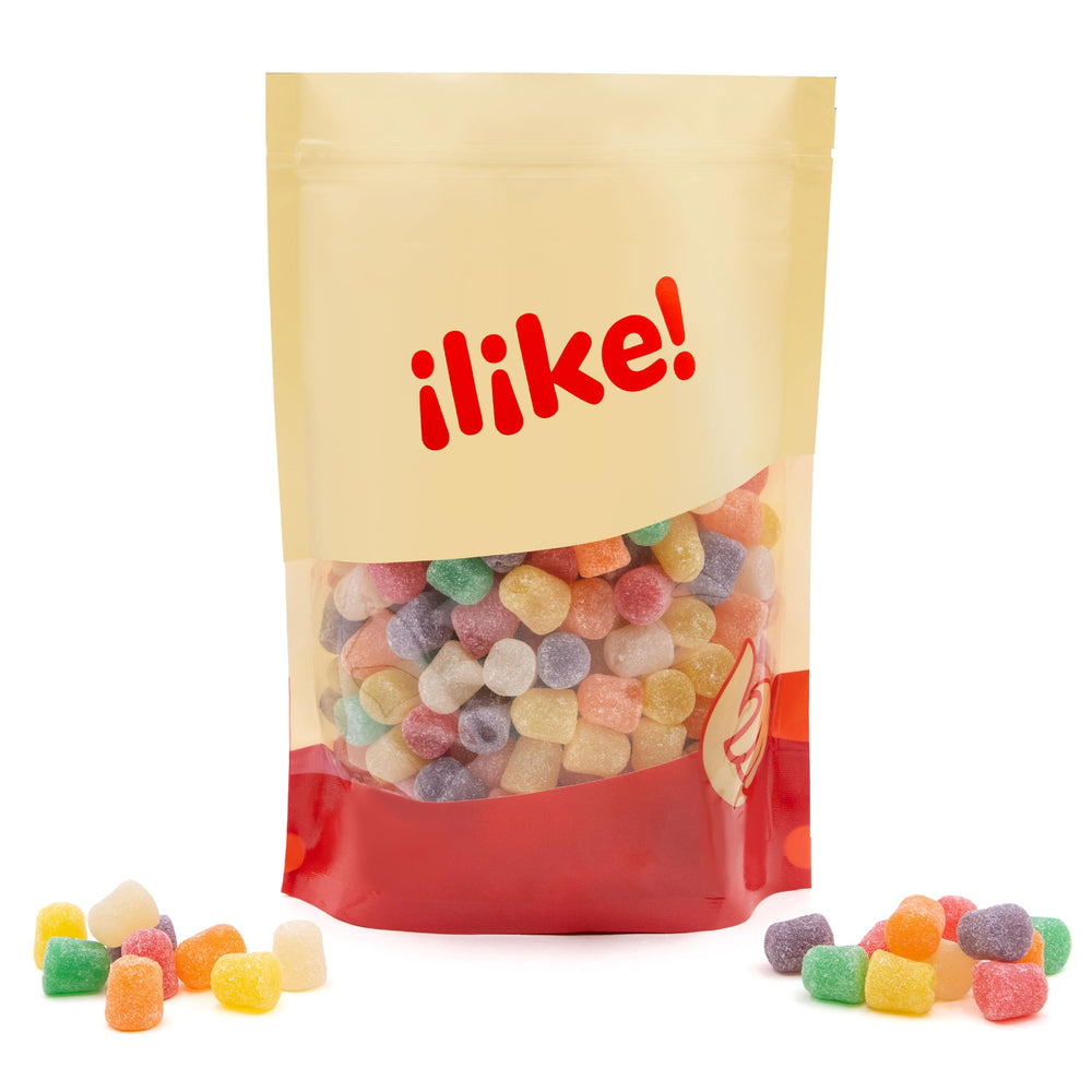 ILIKE Spice Drops used as cupcake decor for colorful, tasty toppings.
