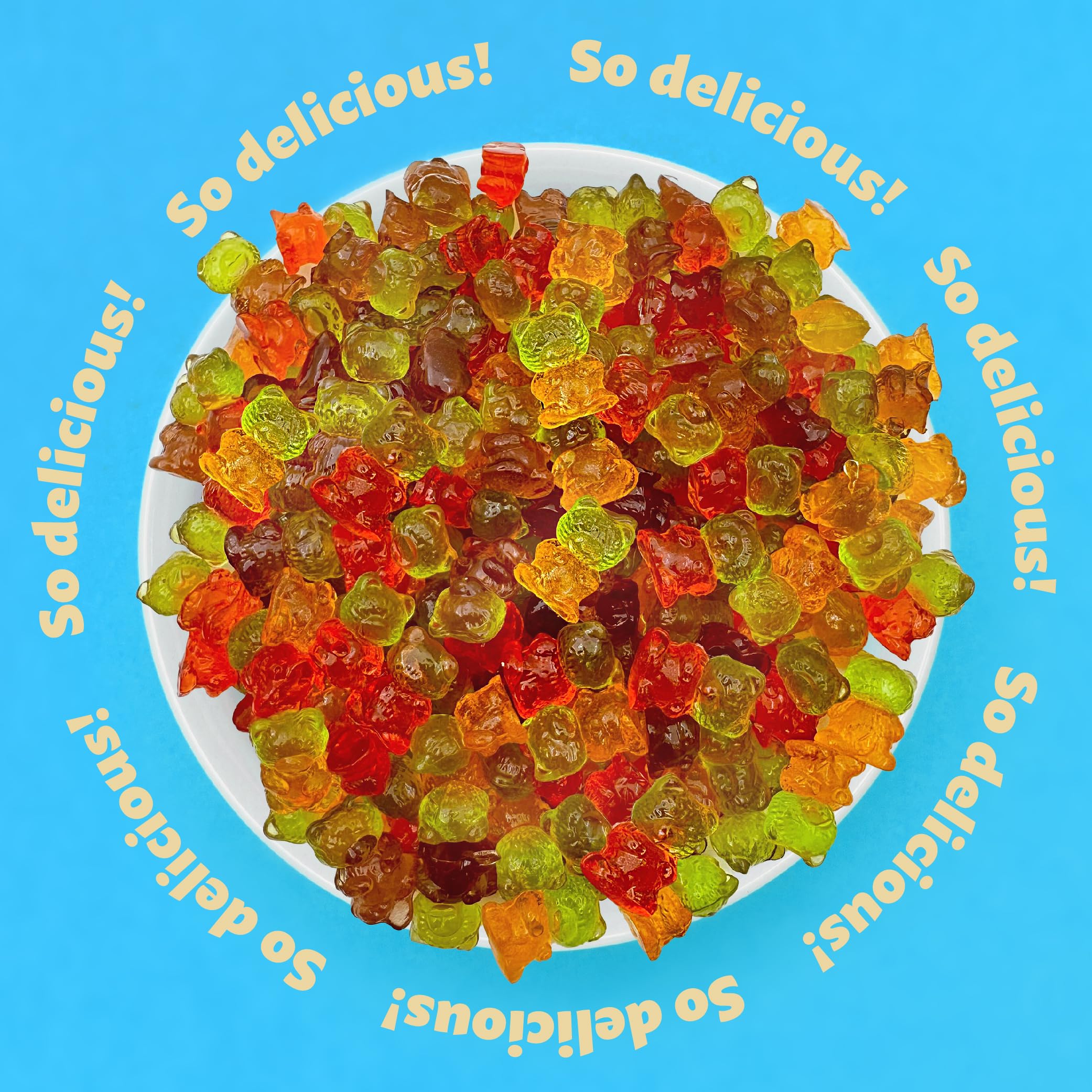 ILIKE! Fruity flavors in Sugar-Free Gummi Bears for on-the-go cravings.