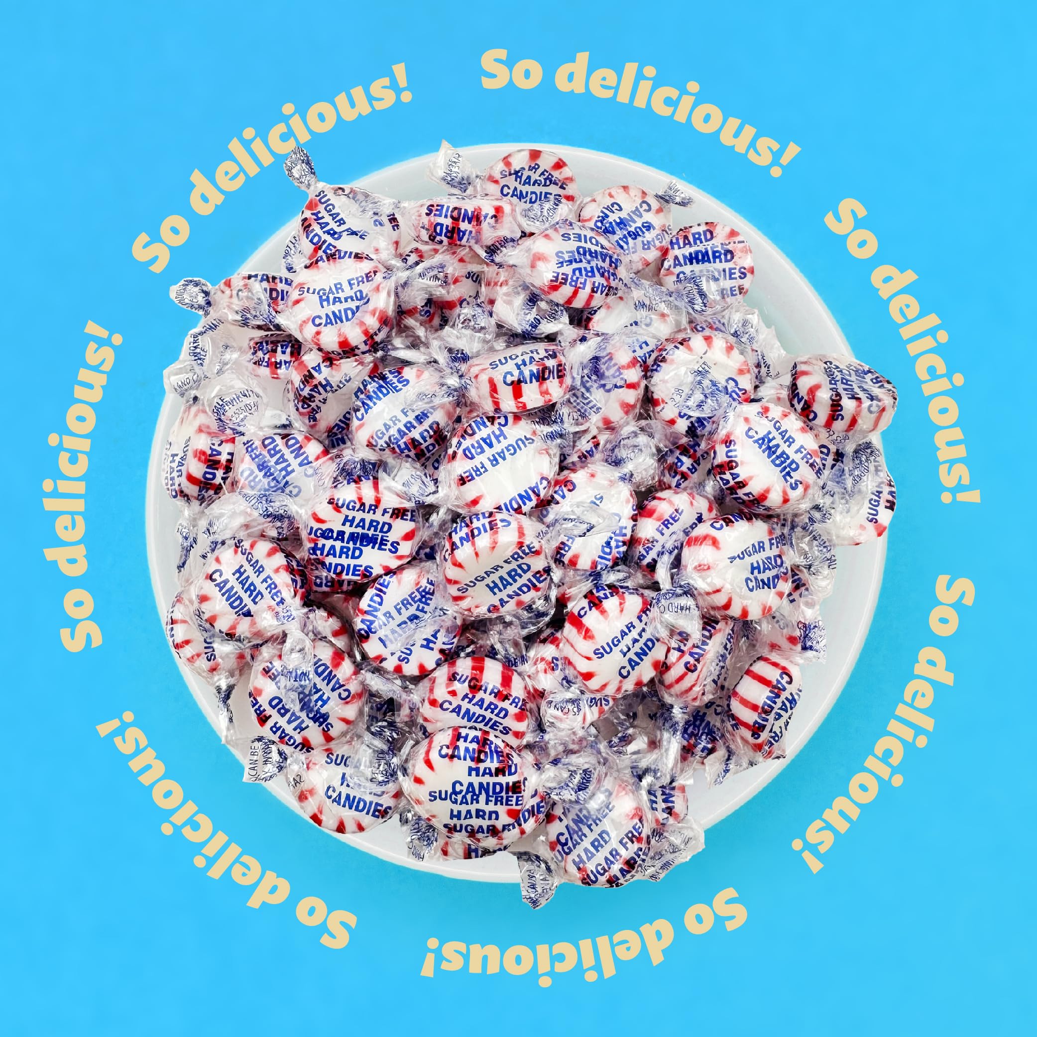 ILike! Sugar-Free Starlight Mints front pack highlighting the 1-pound bag.