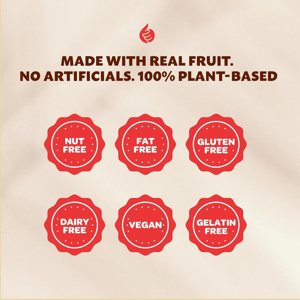 Detail of fruit puree inspired flavors in ILIKE! mix