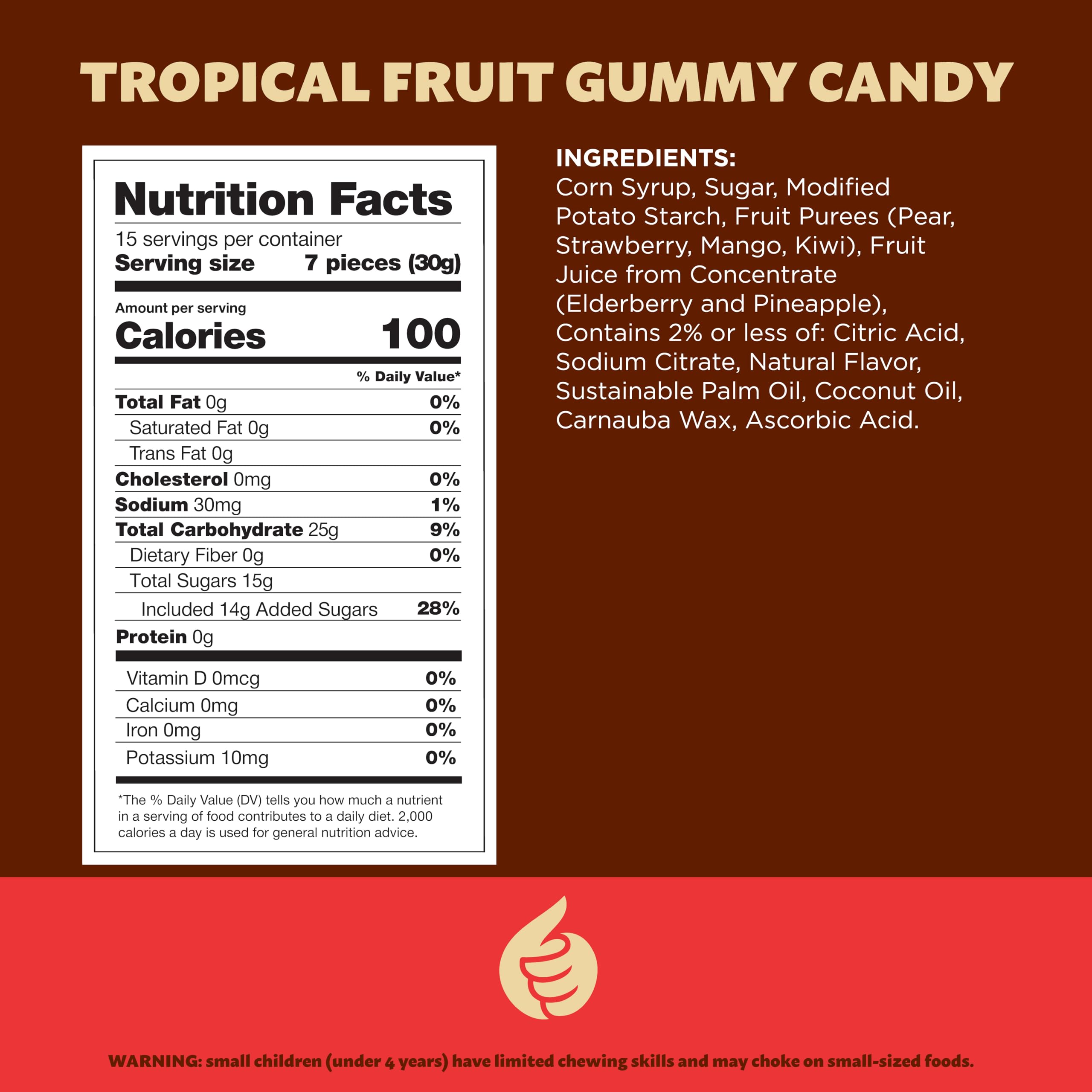 Gummies collection close-up showing fruit-forward shapes and flavors