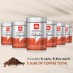 illy 100 percent Arabica beans close-up highlighting premium quality and consistent flavor