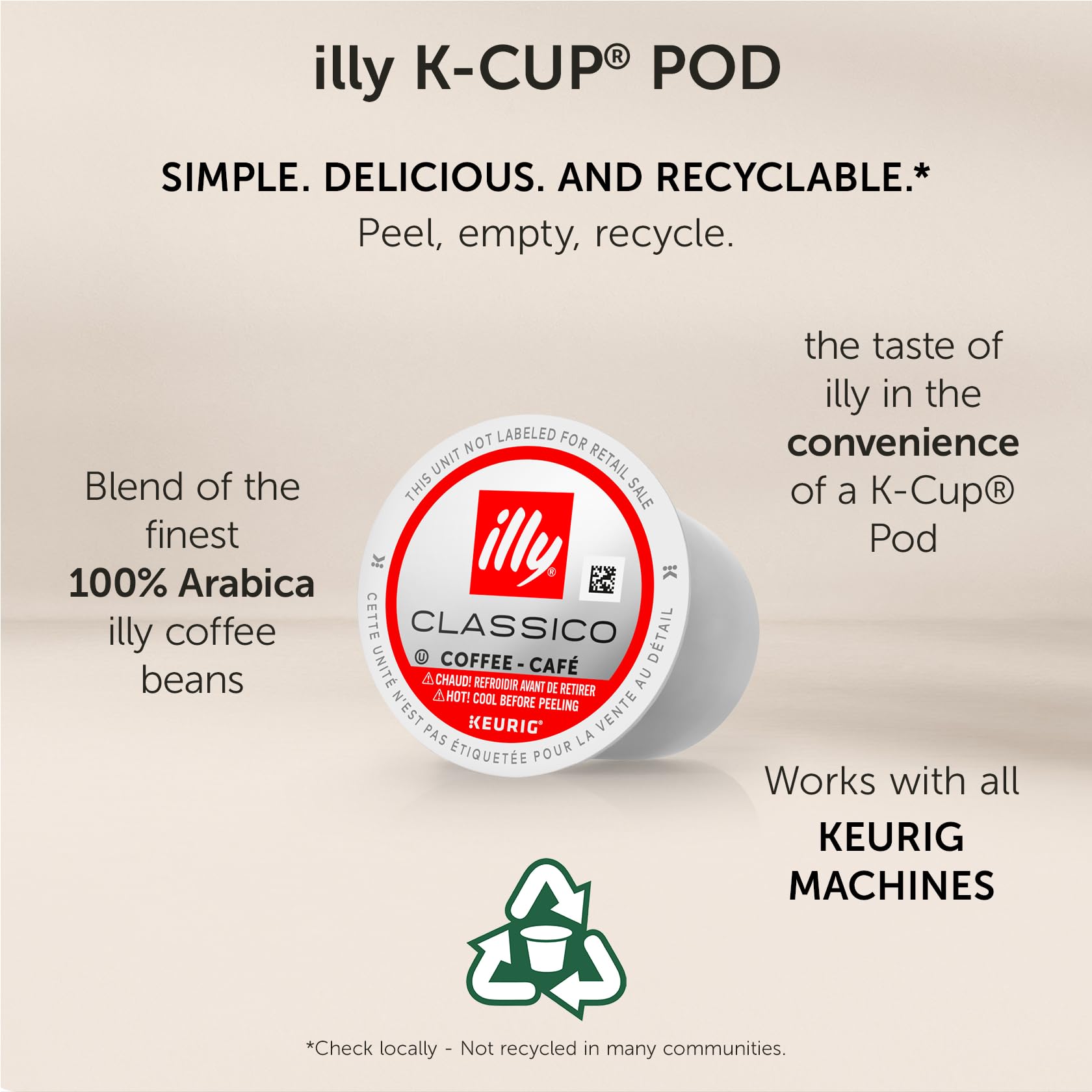 illy aroma-rich coffee pours smoothly into your mug, inviting a comforting start