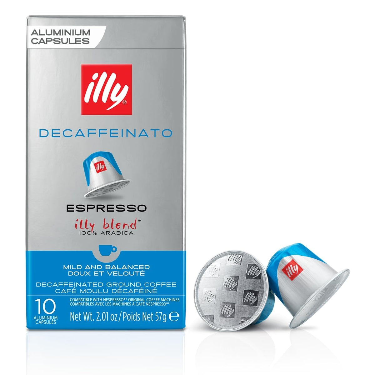 illy Classico Decaf capsules pack shows rich aroma ideal for home espresso rituals.