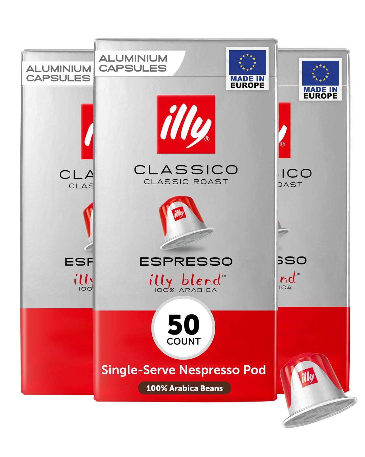 illy espresso capsules Classico roast with balanced aroma and smooth crema