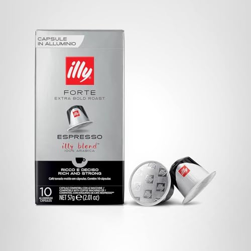 illy espresso capsules Forte Extra Bold Roast sustainability and ethical sourcing