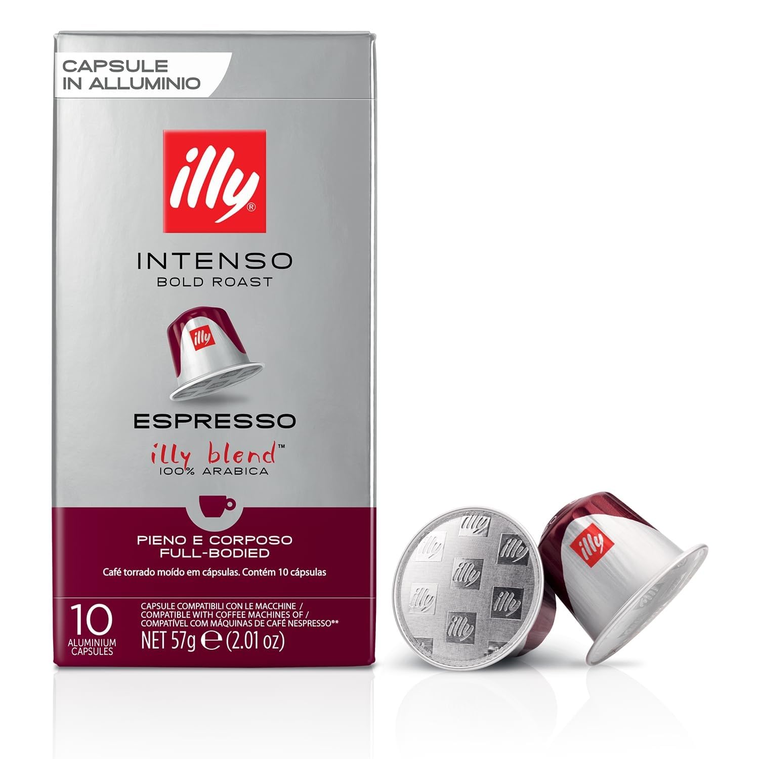 illy espresso capsules Intenso dark roast pack — bold morning ritual