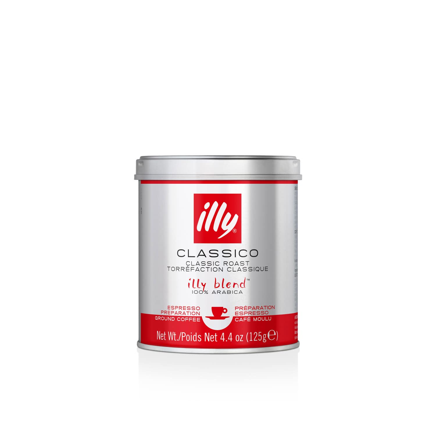 Illy Classico beans highlight premium Arabica for balanced flavor.