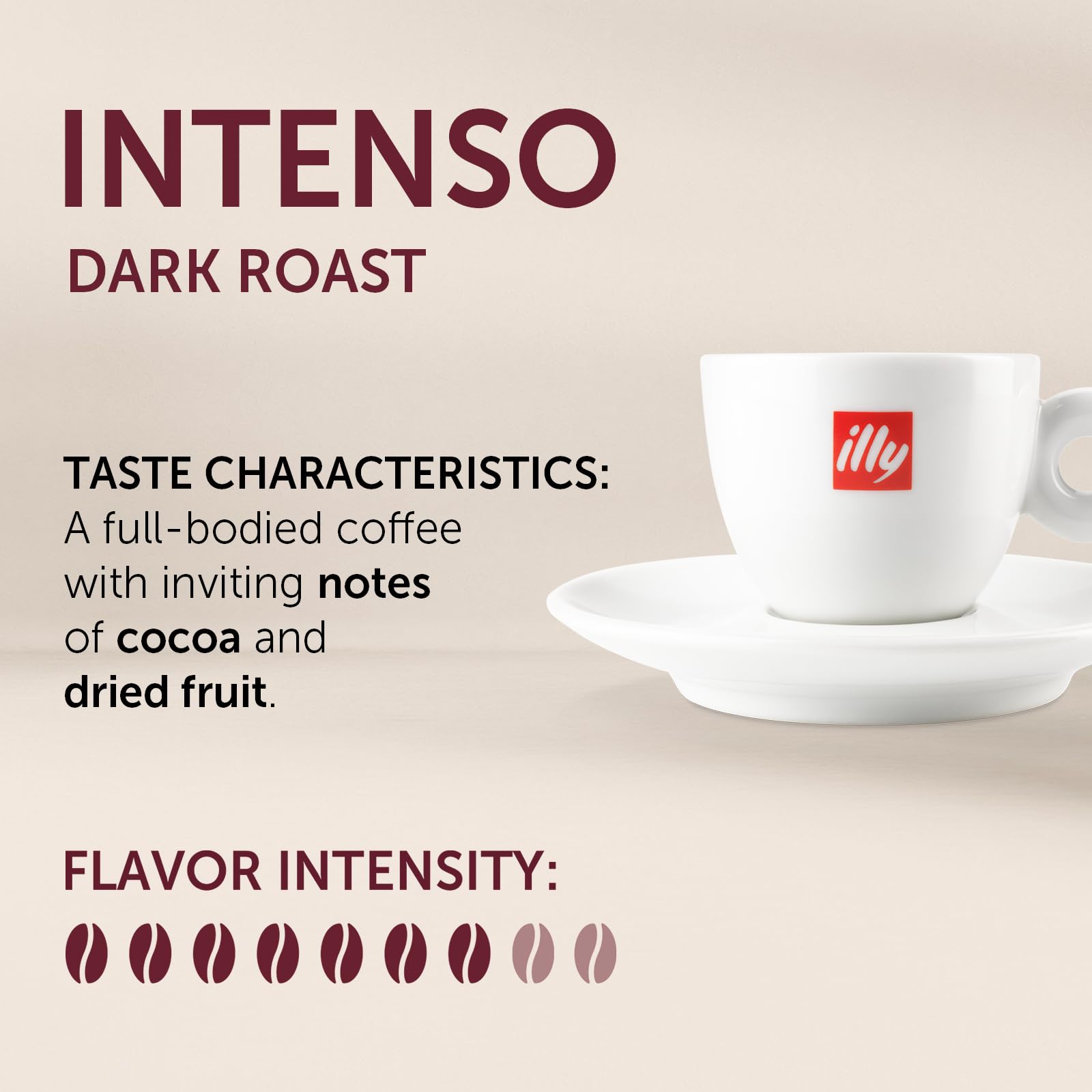 illy ground moka coffee packaging close-up highlights premium arabica selection.