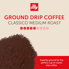 Illy Classico aroma close-up highlighting pressurized packaging for aroma retention