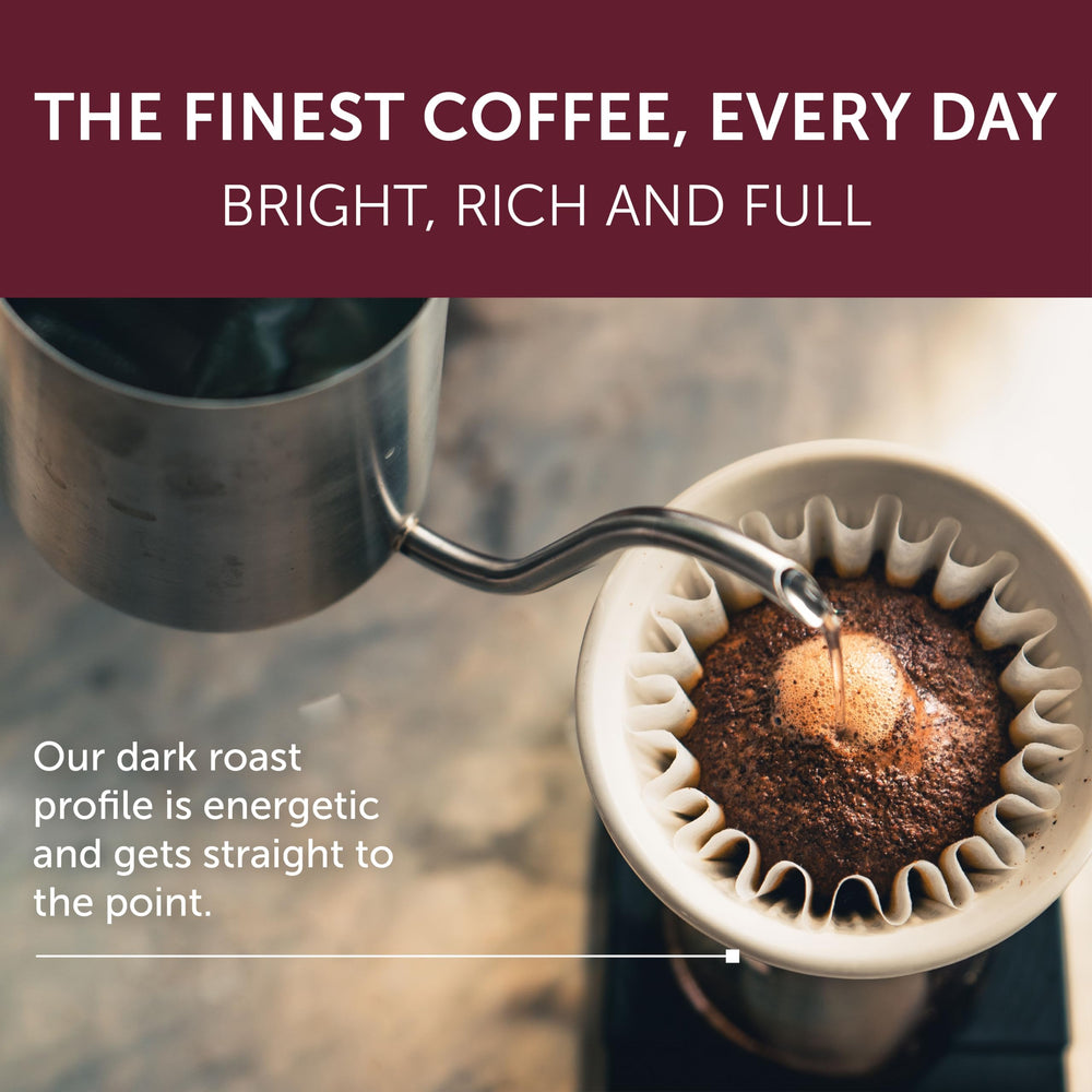 illy Ground Drip Coffee Intenso ground texture showing consistent grind for easy drip brewing