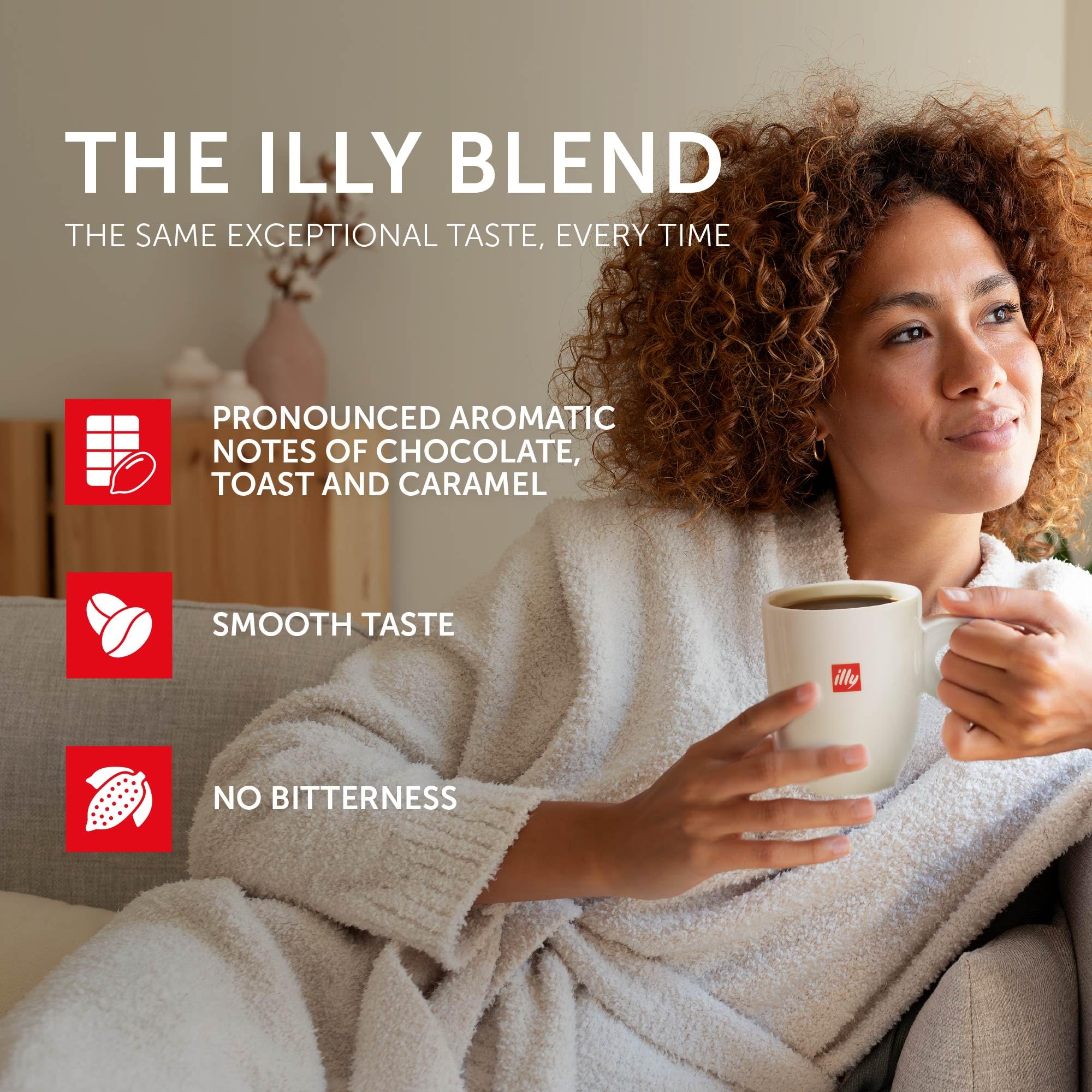 illy Intenso Bold Roast can label highlighting sustainability and B Corp status