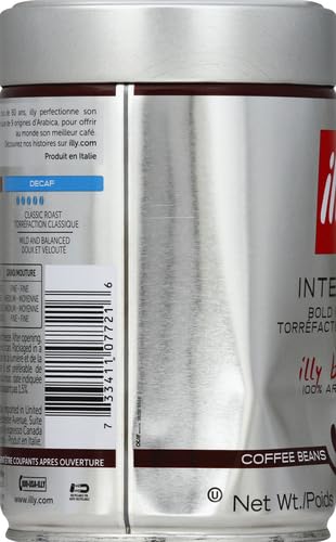 illy Intenso ground coffee suitable for bold, full-bodied brews