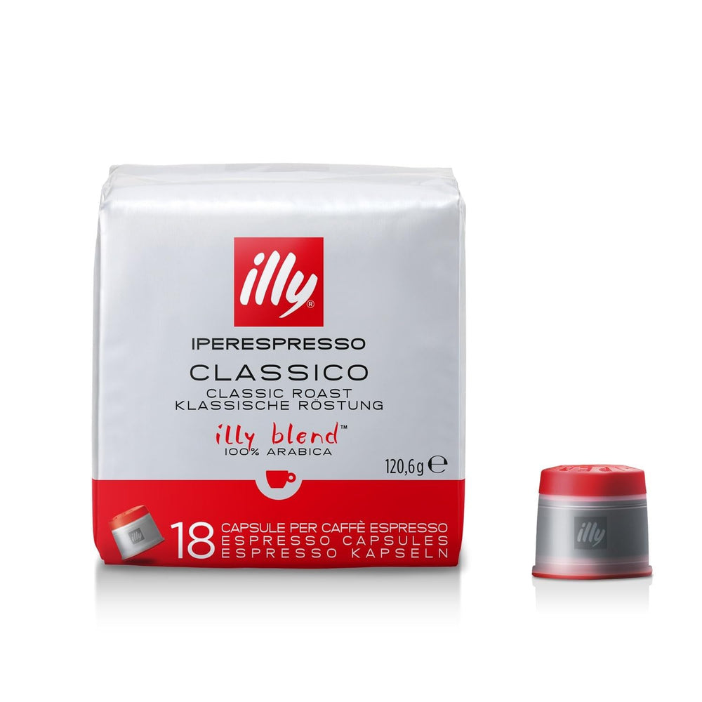 illy iperEspresso Classico pod pack showing the medium roast signature aroma