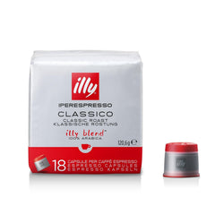 illy iperEspresso Classico pod pack showing the medium roast signature aroma