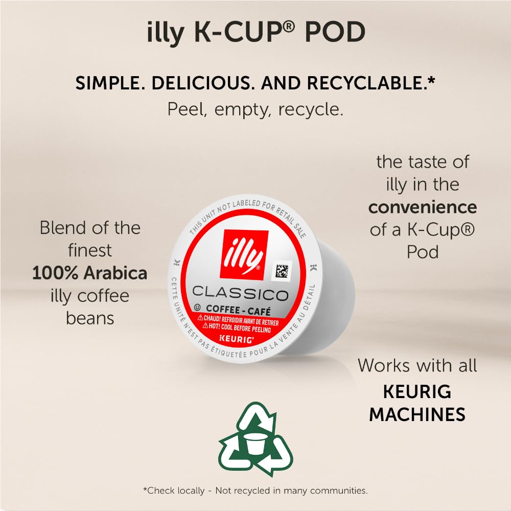 illy Italian coffee aroma brings a premium cafe experience at home.