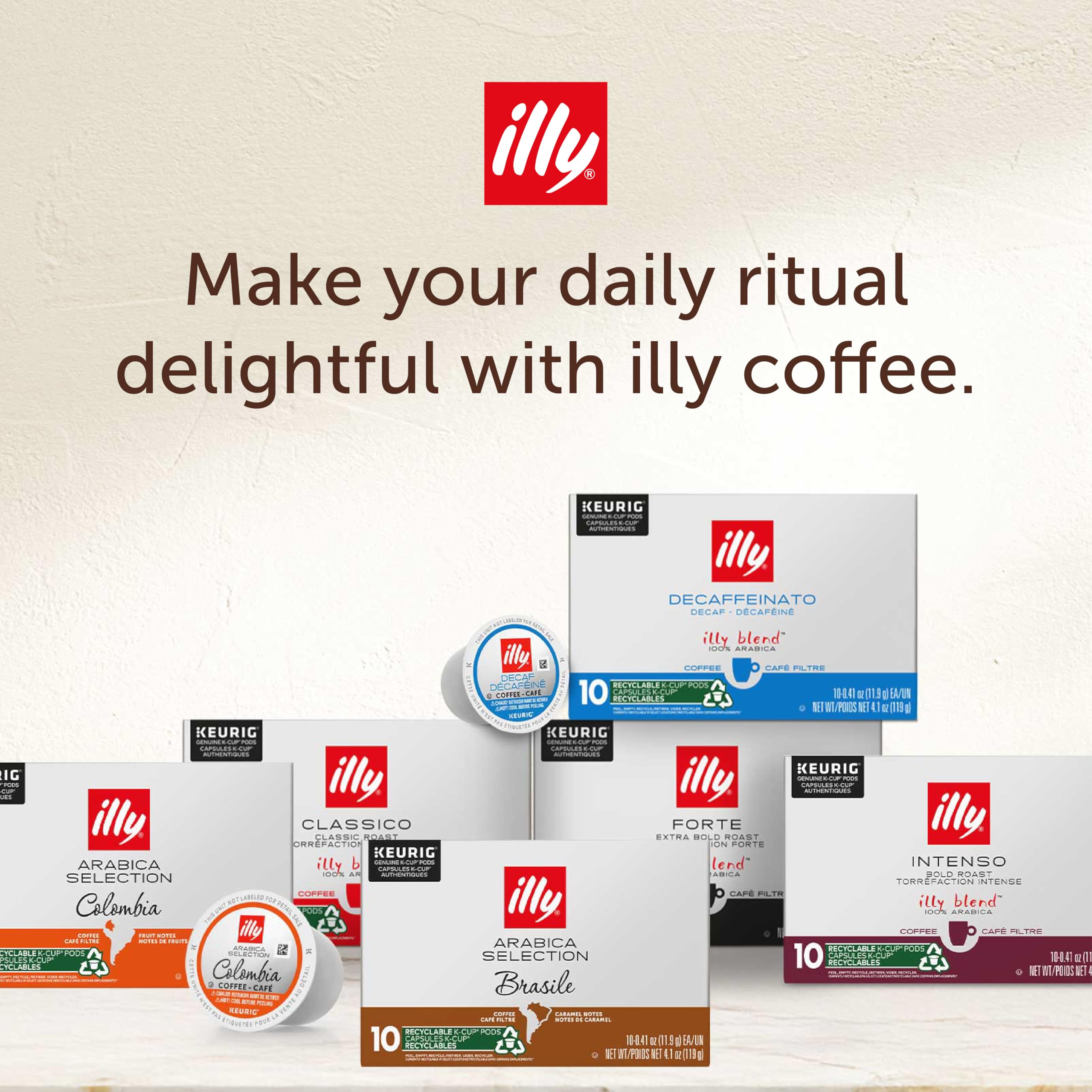 illy Italian coffee cup served showcases premium flavor profile
