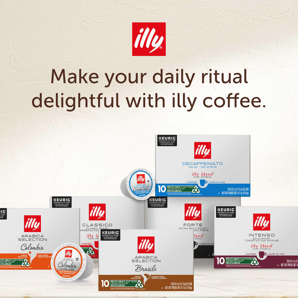 illy Italian coffee cup served showcases premium flavor profile