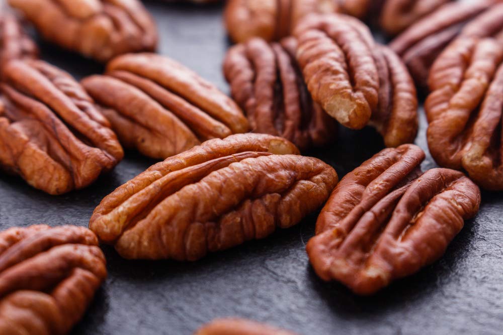 I'm A Nut American-grown pecans image underscores origins and sustainable sourcing.