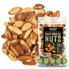 I'm A Nut Brazil nuts raw close-up for premium snacking and baking.