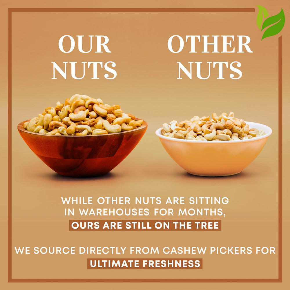Serve I'm A Nut cashews as a quick energy boost during workouts.