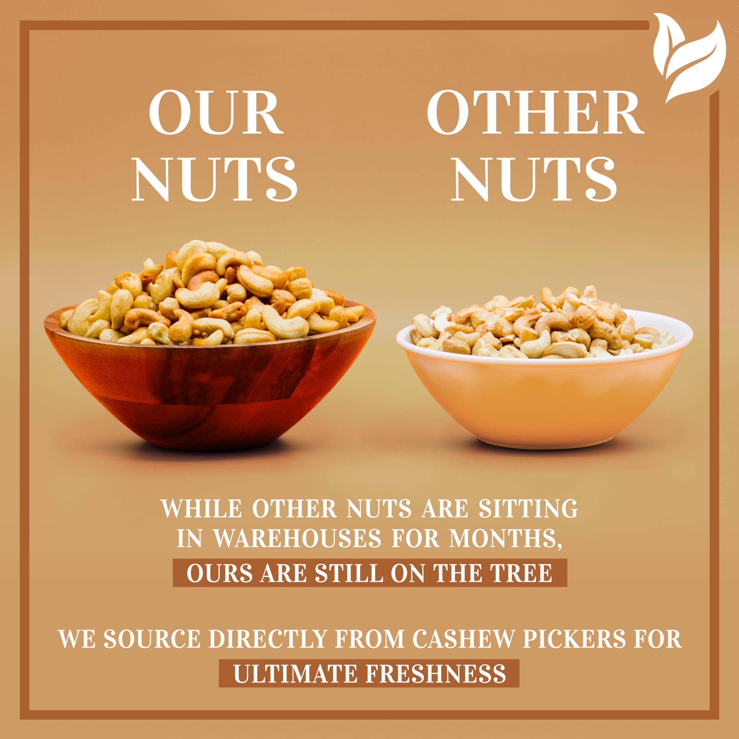 I'm A Nut non-GMO no artificial sulfates cashews highlight clean ingredients