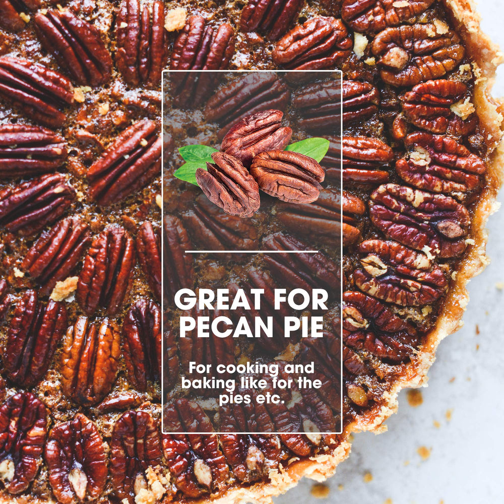 I'm A Nut pecan-halves on-counter scene emphasizes premium quality and ready-to-eat appeal.