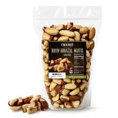 I'm A Nut raw Brazil nuts broken pack, crisp texture for snacking.