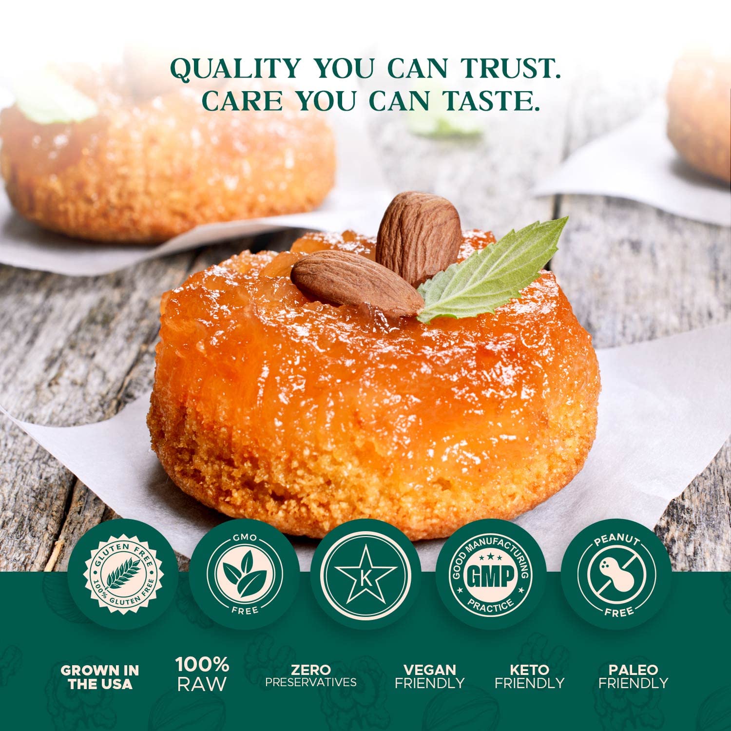 I'm A Nut resealable bag keeps freshness for snack-on-the-go.