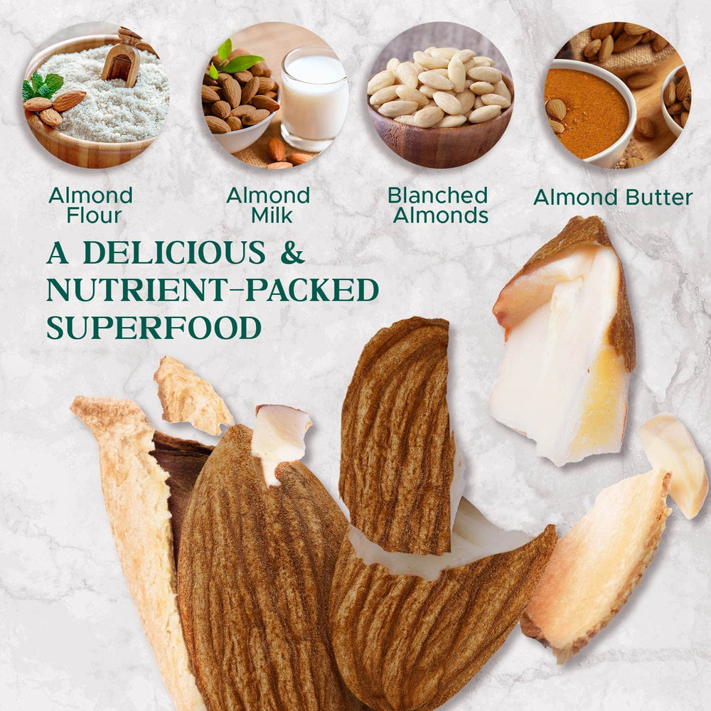 I'm A Nut nutrition label image emphasizes Vitamin E, fiber, and minerals.