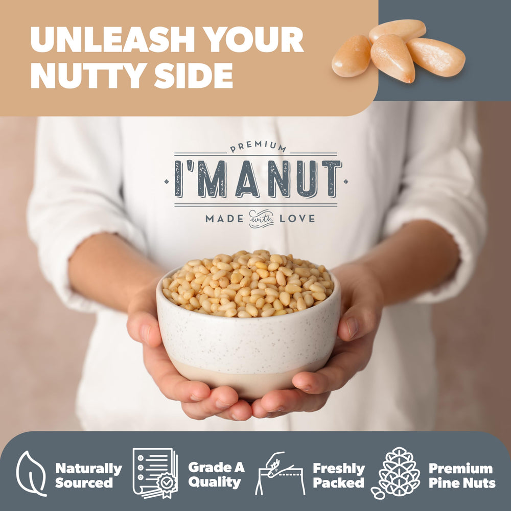 I'm A Nut pine nuts snack, buttery bite