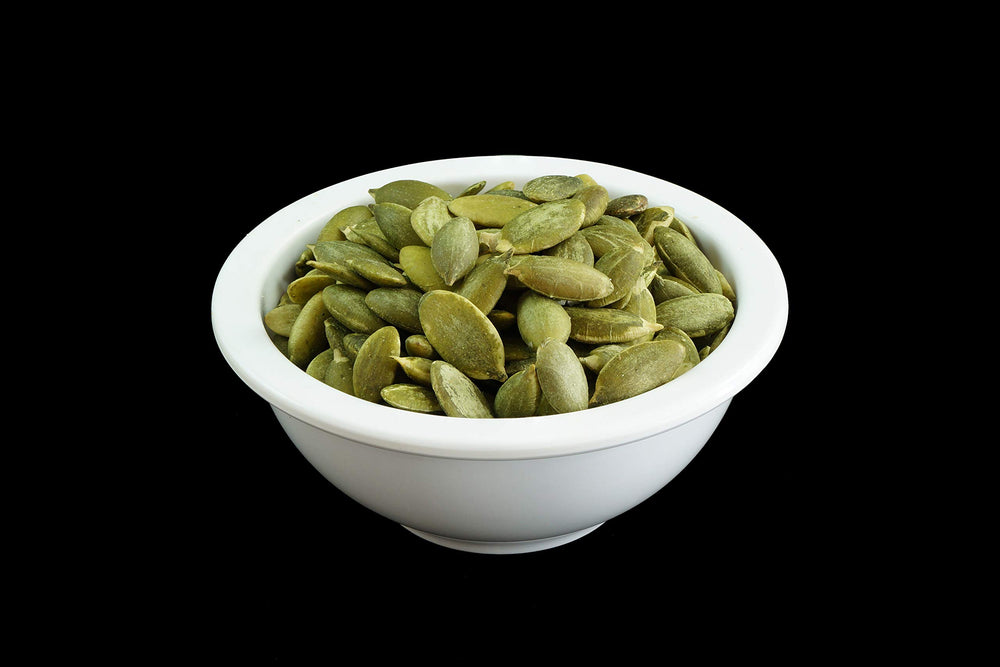 I'm A Nut pumpkin seeds with fruit cups for extra crunch.