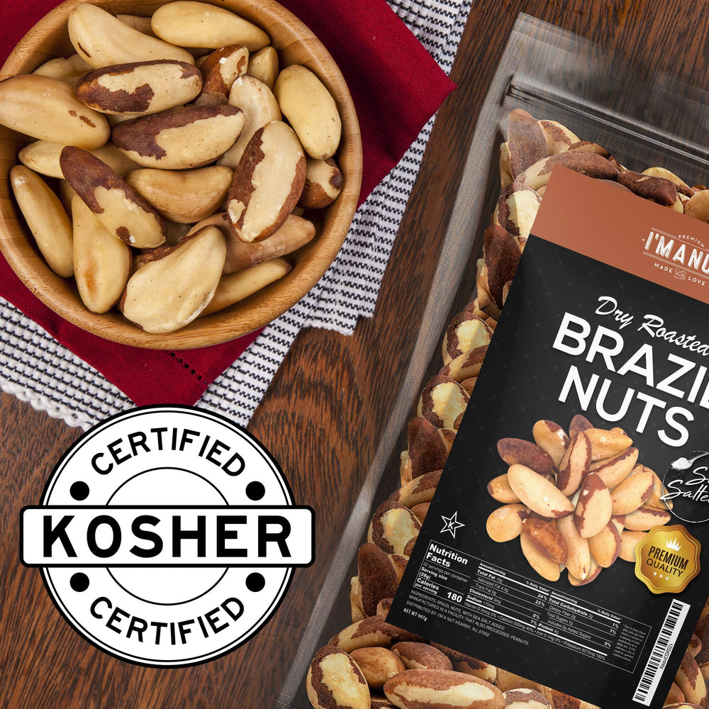 I'm A Nut resealable bag keeps Brazil nuts fresh