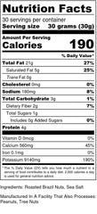 I'm A Nut sea-salted Brazil nuts in resealable bag for easy grab