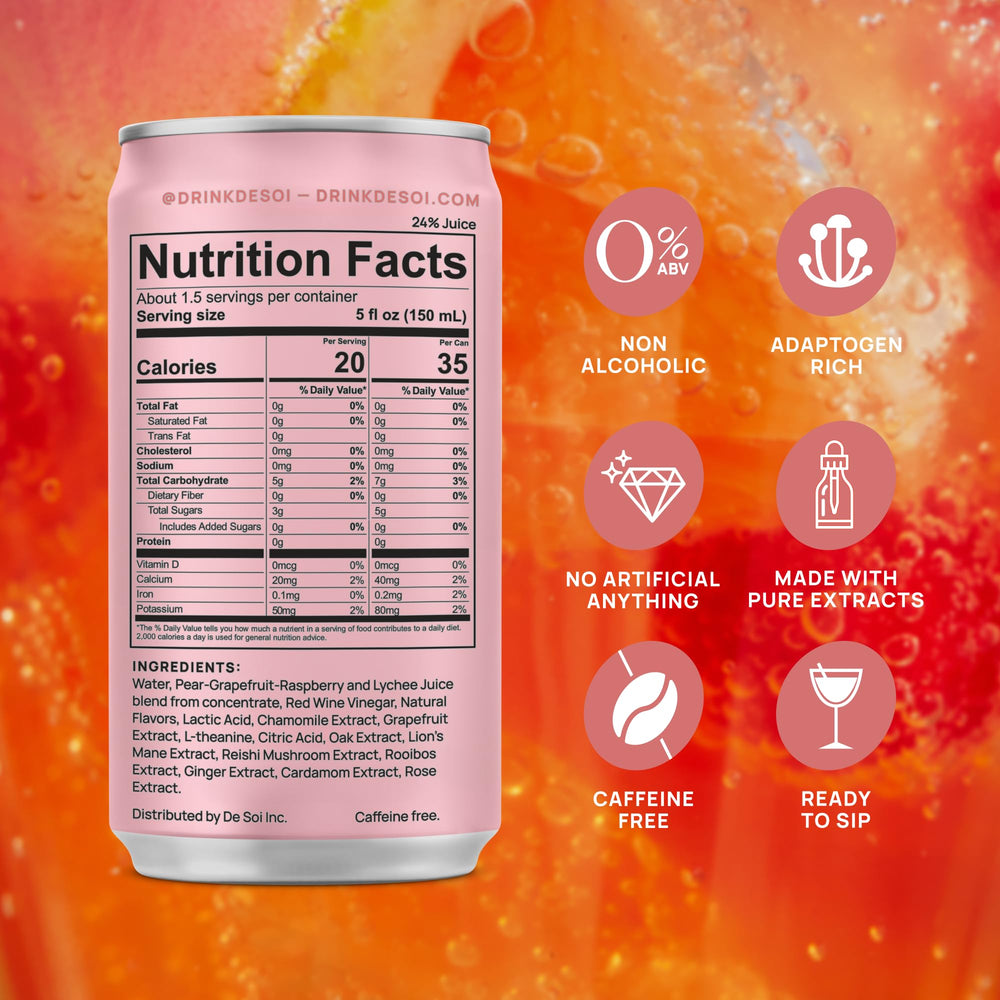 De Soi Tres Rosé bottle label closeup signals premium branding and clear ingredients for informed choices.