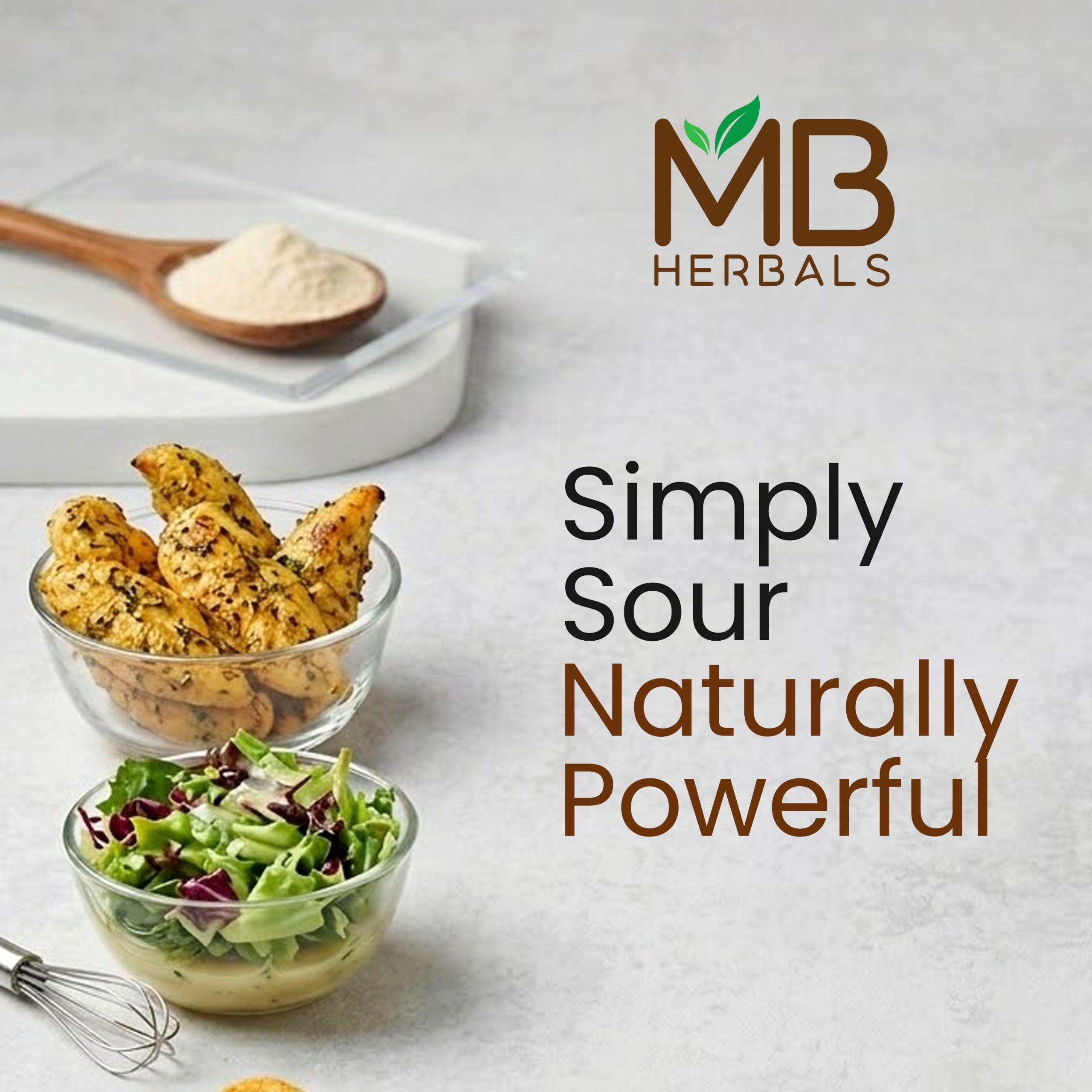 MB Herbals Apple Cider Vinegar Powder 227G | 75 Servings | Gluten Free | No Preservatives
