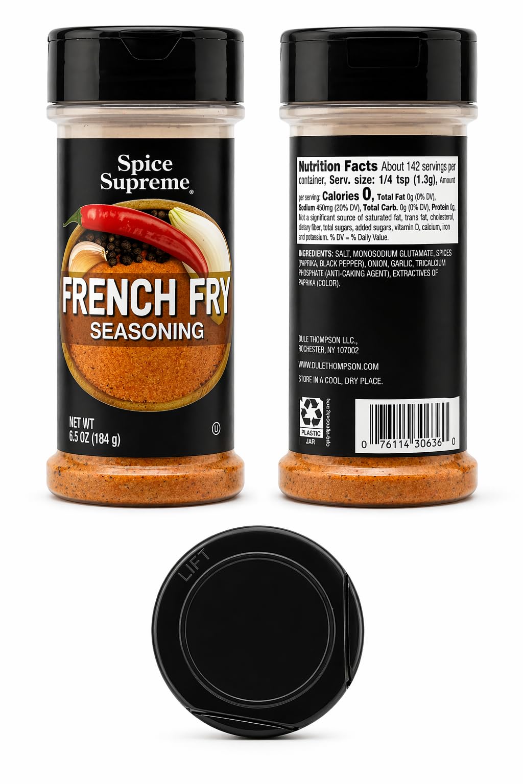 Spice Supreme French Fry Seasoning (Single) – Fresh, Kosher, USA Packed