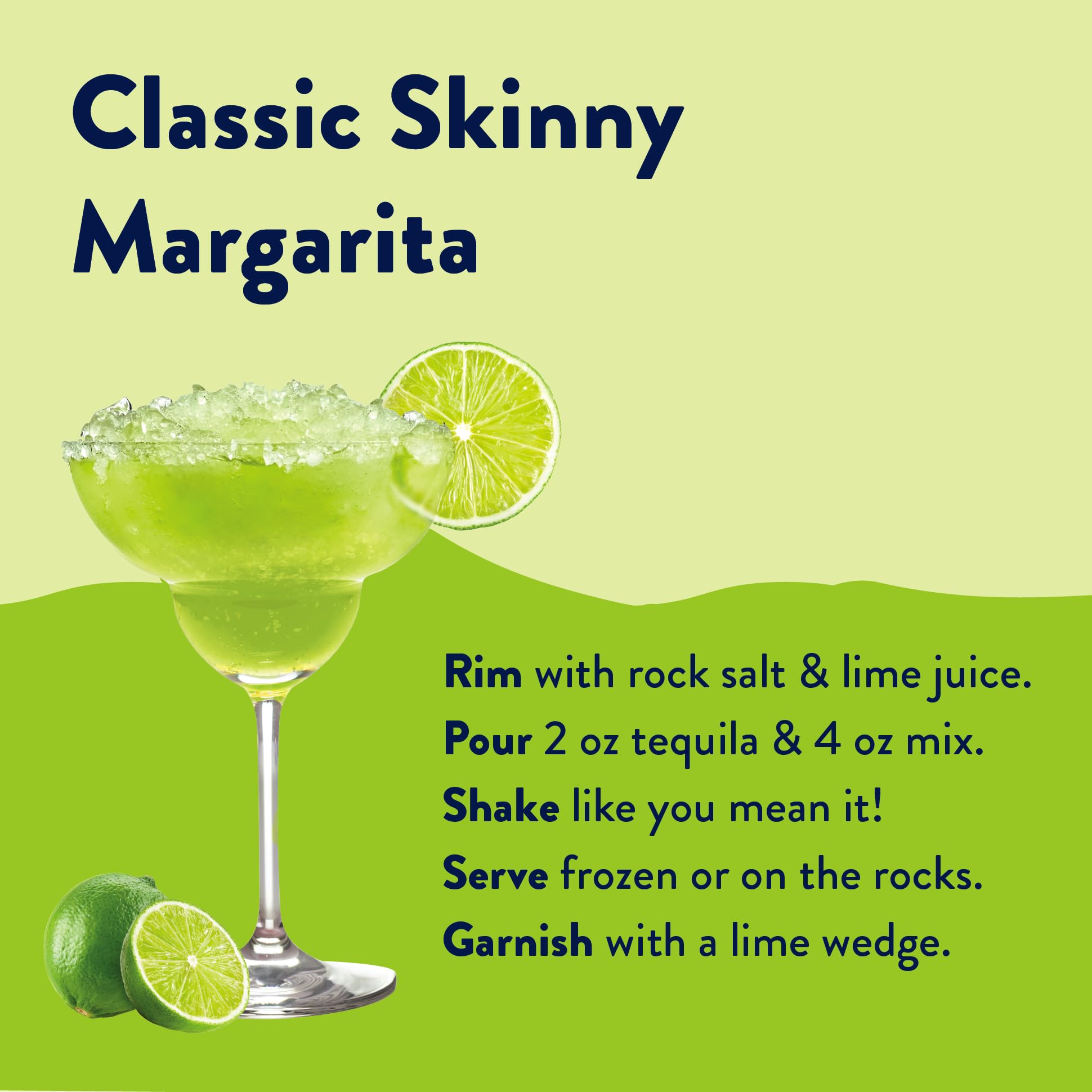 Jordan's Skinny Mixes Margarita Mix – Sugar Free, Low Calorie, Keto & Gluten Free