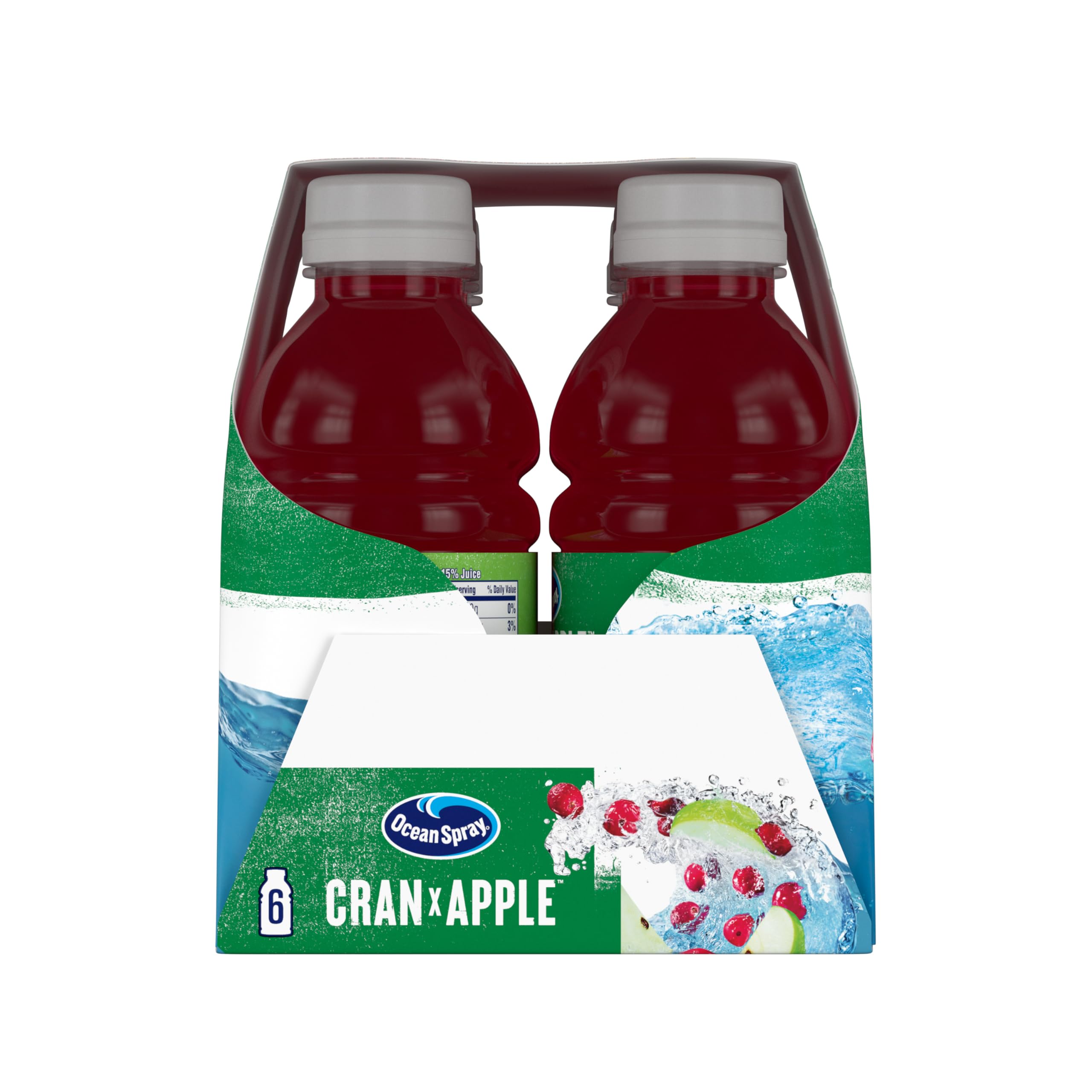 Ocean Spray Cran-Apple Juice Drink – 10 oz Bottle (Pack of 6)