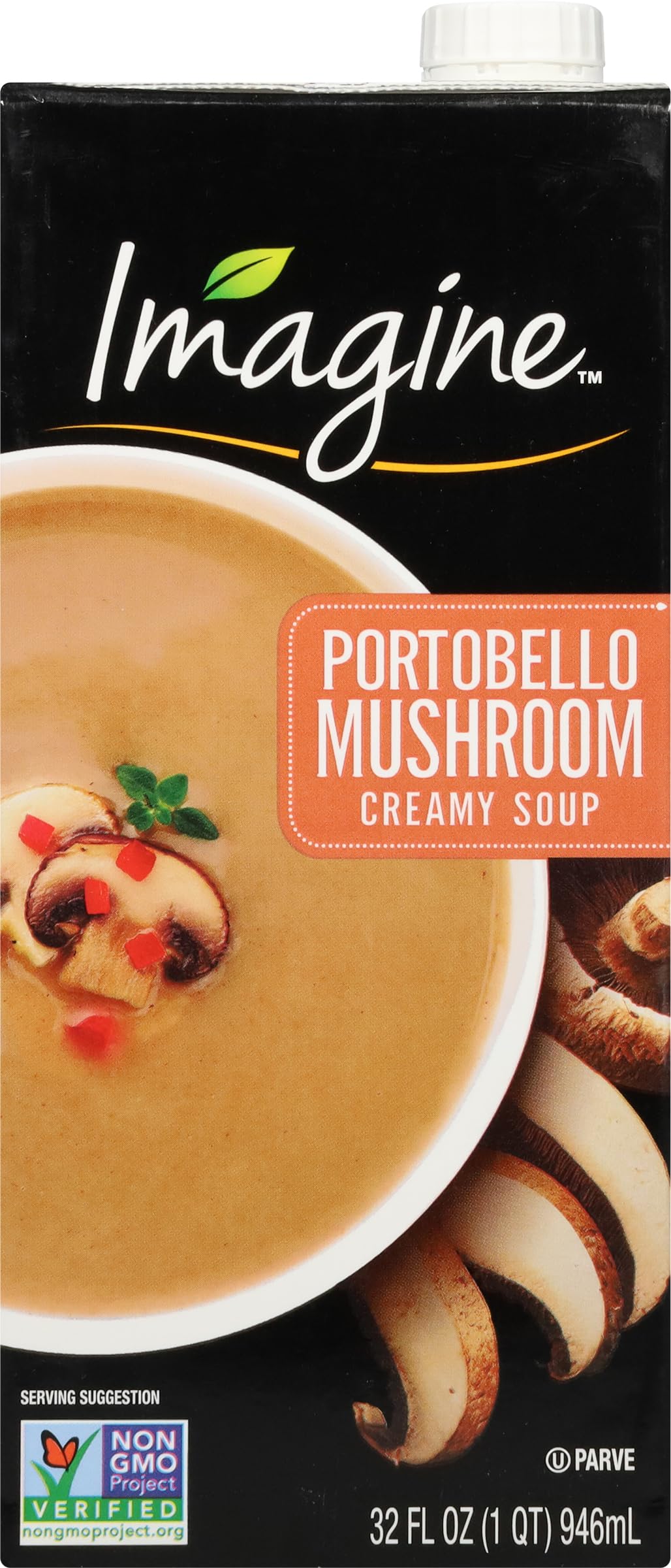 Imagine Creamy Portobello Soup in a bowl—silky texture ideal for cozy lunches.