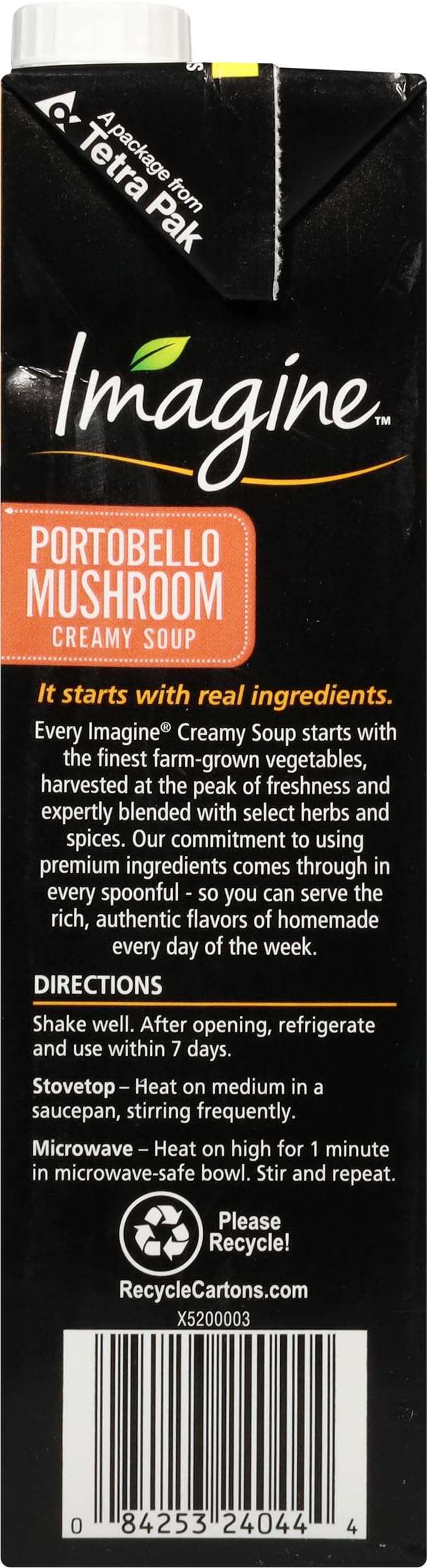 Imagine Dairy-free vegan soup—gluten-free option for dietary needs.