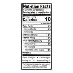 Imagine Foods seafood stock label closeup highlighting MSC certification and pure ingredients.