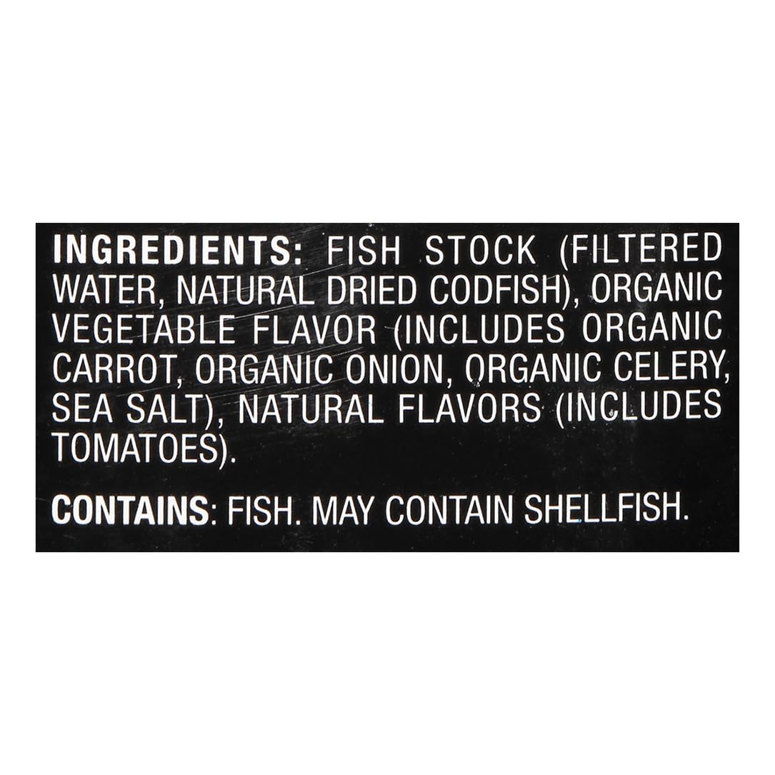 Imagine Foods seafood stock pot simmering to infuse aroma and deep flavor.