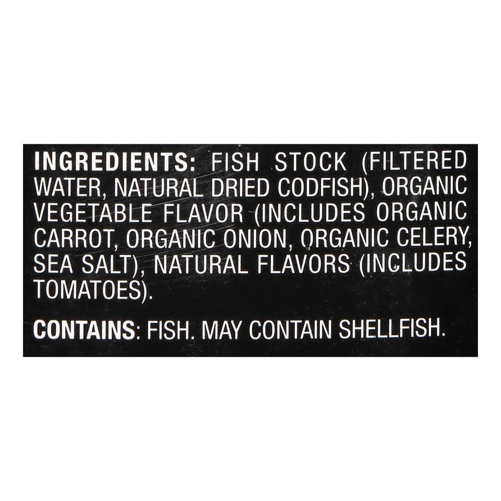 Imagine Foods seafood stock pot simmering to infuse aroma and deep flavor.