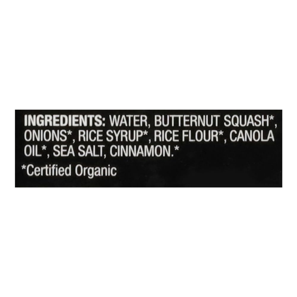 32 oz carton of Imagine Organic Butternut Squash Soup with cinnamon hint on label.