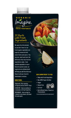 Imagine Organic No-Chicken Broth label highlighting USDA Organic certification